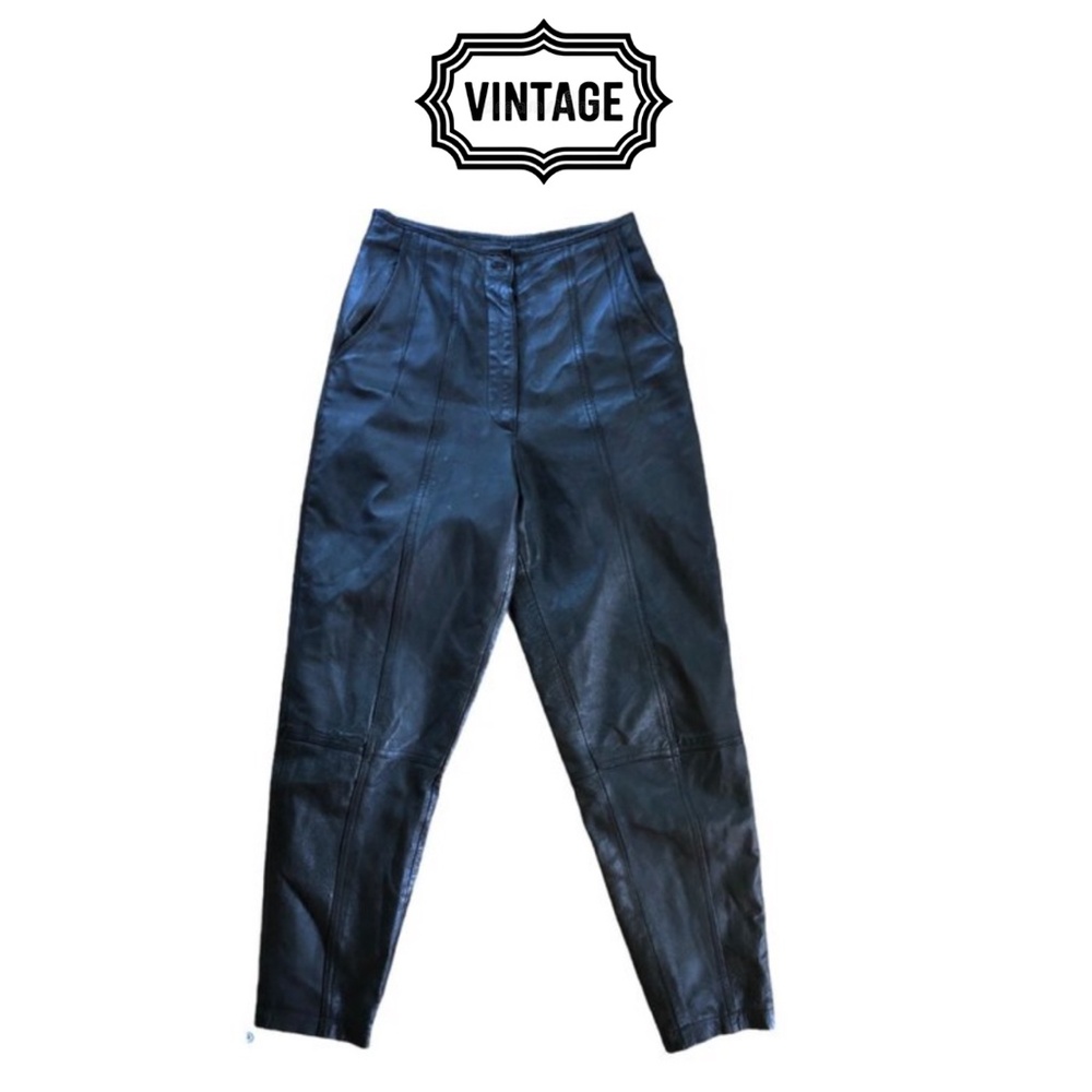 Together! Vintage 90’s High Waisted Leather Pants